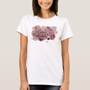 T-shirt Chemise citation Cool Pink AUJOURD'HUI C'EST LE JO