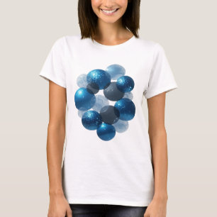 T-shirt Chemise citation Modern Silver BLUE STARS