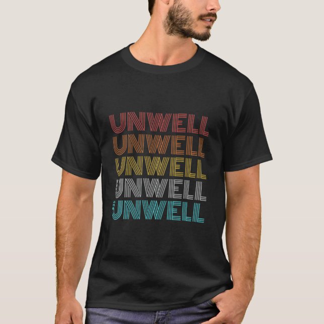 T-shirt Chemise Classic Style Unwell (Devant)