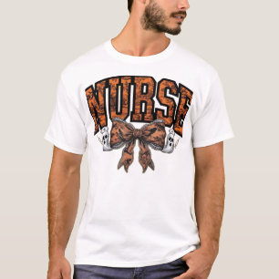 T-shirt Chemise classique fantomatique Halloween infirmièr