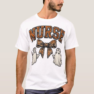 T-shirt Chemise classique Halloween infirmière coquette ef