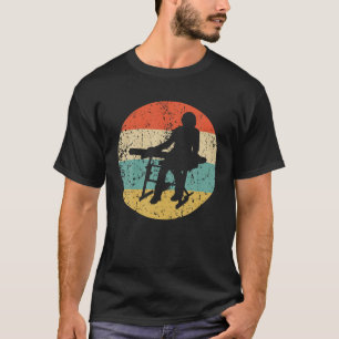 T-shirt Chemise Clavier Vintage Retro Music T Chemise