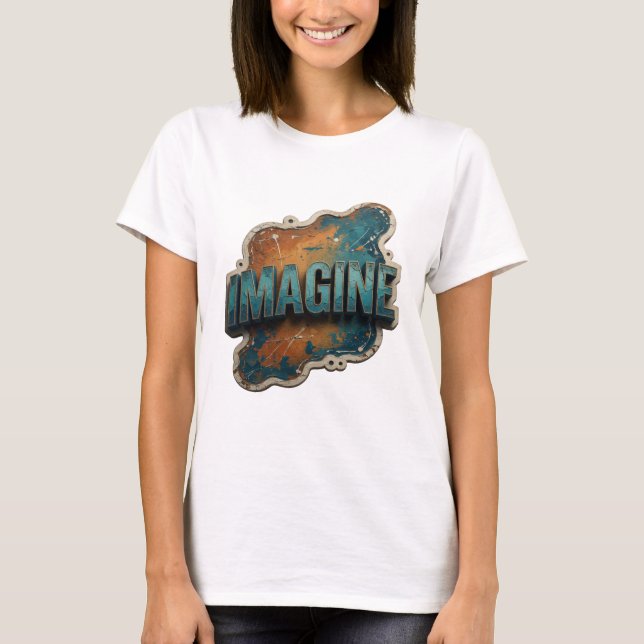 T-shirt Chemise Clean Blue IMAGINE Statement (Devant)