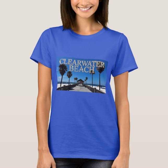 T-shirt Chemise Clearwater Beach Floride (Devant)