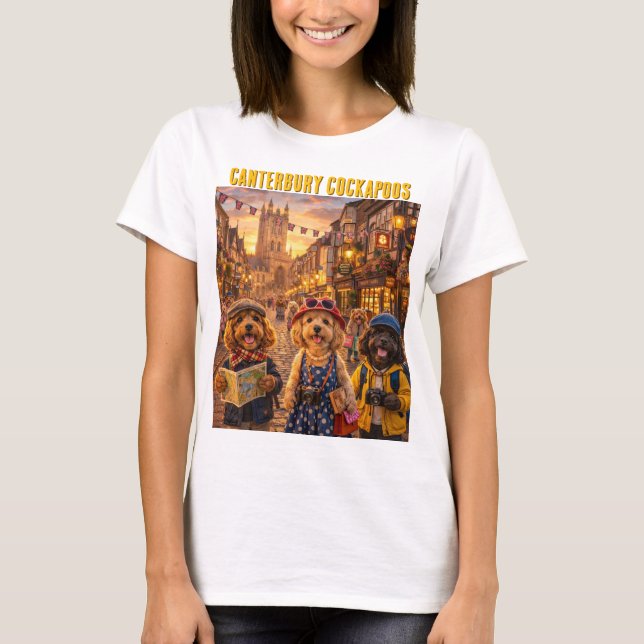 T-shirt Chemise Cockapoo Canterbury Cadeau drôle pour chie (Devant)