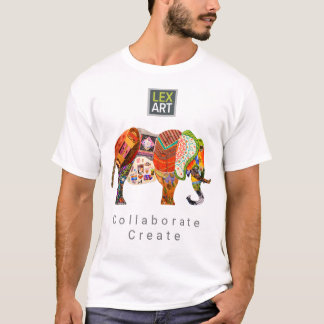 T-shirt Chemise collaborative LexArt - Couleur claire