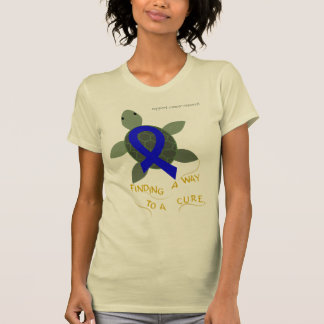 T-shirt Chemise côlorectale de soutien de Cancer de tortue