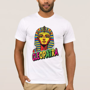 T-shirt Chemise Coloree Cleopatra   Reine Egyptienne Antiq