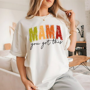 T-shirt Chemise Colorée Mama, Cadeau Empowering pour les M
