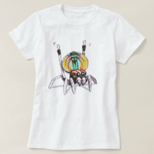 T-shirt Chemise colorée mignonne d'art de dessin