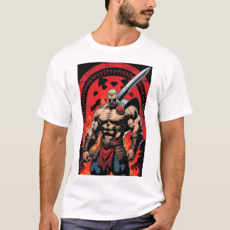 T-shirt Chemise combattante de style comique gras