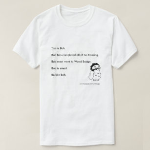 T-shirt Chemise comme Bob de logique de Covey "soyez"