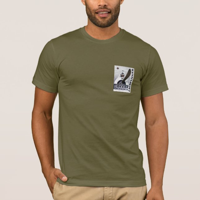 T-shirt chemise commémorative de vol de 1 an (Devant)