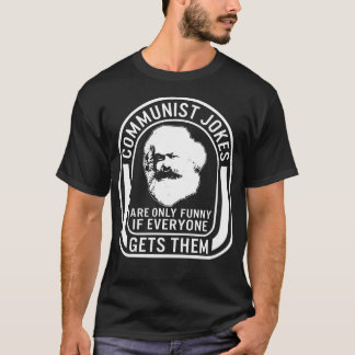 T-shirt Chemise Communiste, Blagues Communistes Karl Marqu