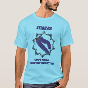 T-shirt chemise concernant les jeans