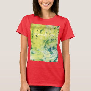 T-shirt Chemise conçue pour la Saint-Patrick pour femmes.
