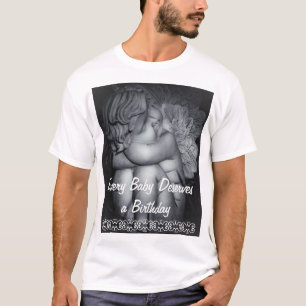 T-shirt Chemise contre l'avortement et l'euthanasie d'ange