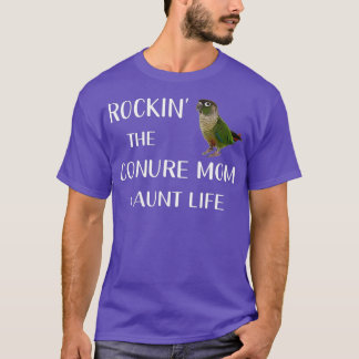 T-shirt Chemise Conure Joue Verte Perroquet Mère
