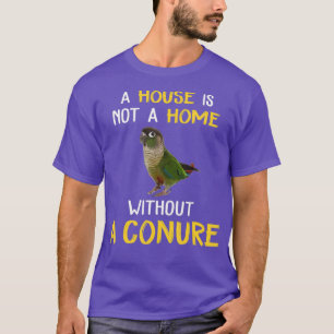 T-shirt Chemise Conure Joue Verte Une Maison Sans Conure