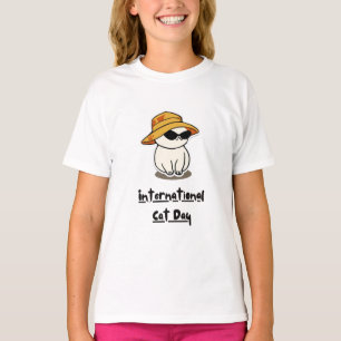 T-shirt Chemise Cool de la Journée internationale du chat 