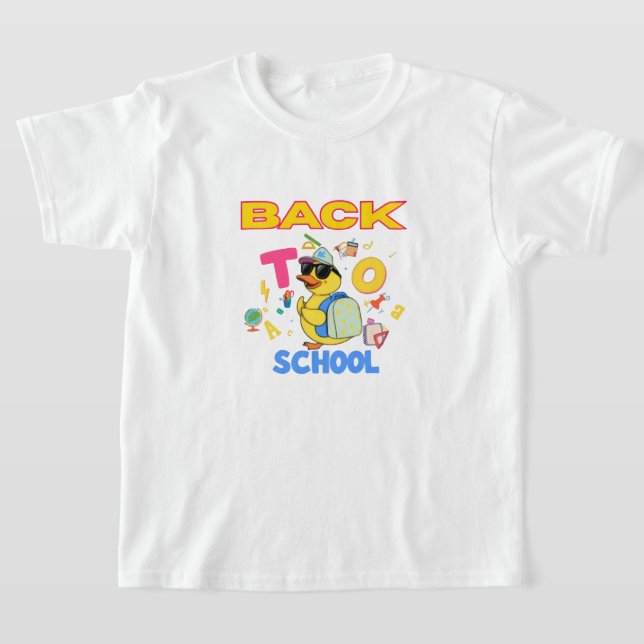 T-shirt Chemise "Cool Duck Back to School"  (Poser)