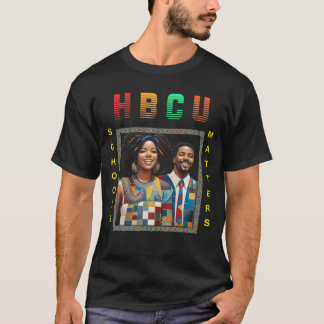 T-shirt Chemise Cool en matière des écoles HBCU avec mosaï