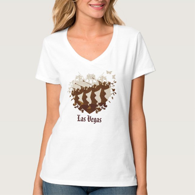 T-shirt Chemise cool Las Vegas ! (Devant)