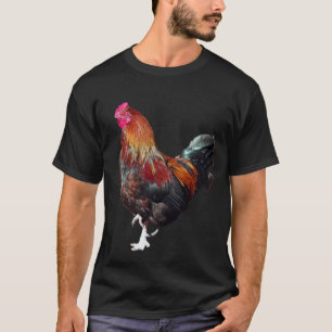 T-shirt chemise Coq Cockerel doré