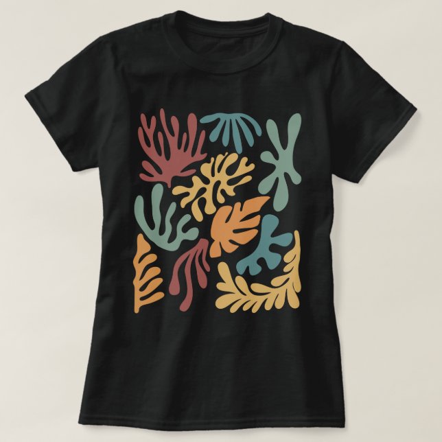 T-shirt Chemise corail (Design devant)