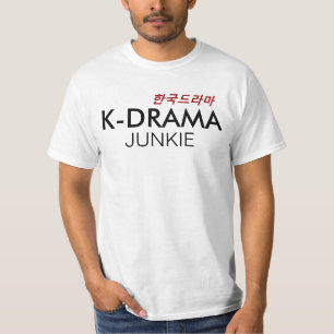 T-shirt Chemise coréenne de drogué de drame