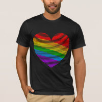 Chemise Corey Tiger 80s Rayure Arc-en-Ciel en form