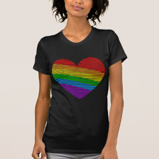T-shirt Chemise Corey Tiger 80s Rayure Arc-en-Ciel en form