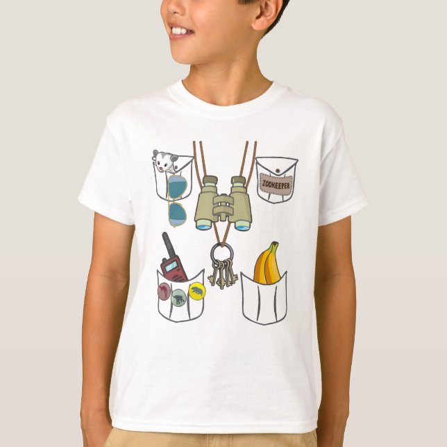T-shirt Chemise costumée Zookeeper (Devant)