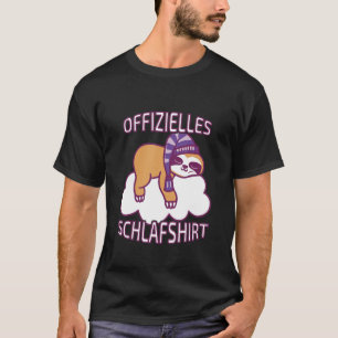 T-shirt Chemise couchage Sloth Pyjama robe de nuit de rêve
