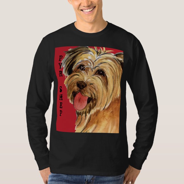 T-shirt Chemise couleur bloc Pyrénéen Berger (Devant)