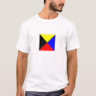 T-shirt Chemise couleur claire du drapeau zoulou
