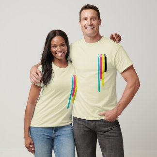 T-shirt Chemise couleur CMYK