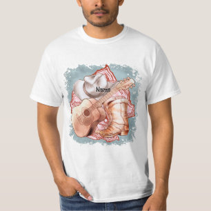 T-shirt Chemise Country Guitar