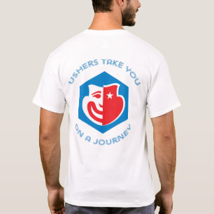 T-shirt Chemise courte de douille d'Usher d'hexagone,