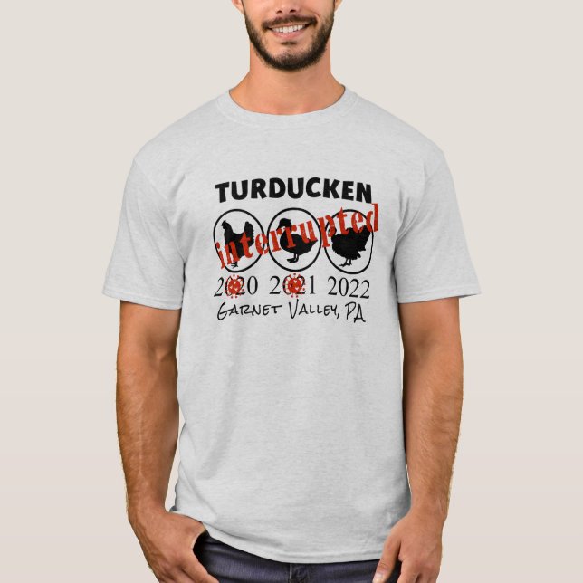 T-shirt Chemise Covid Turducken (Devant)