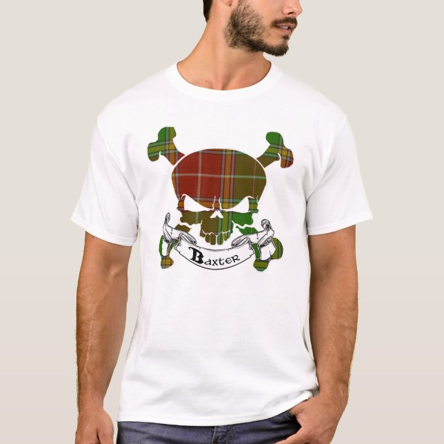 T-shirt Chemise crâne Baxter Tartan (Devant)