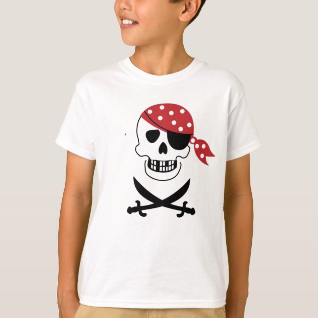 T-shirt Chemise crâne Pirates (Devant)