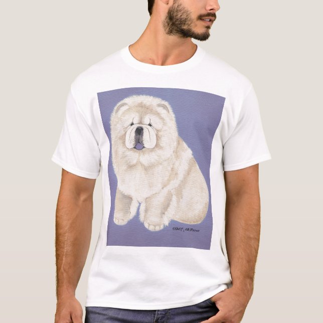 T-shirt Chemise crème de bouffe (Devant)