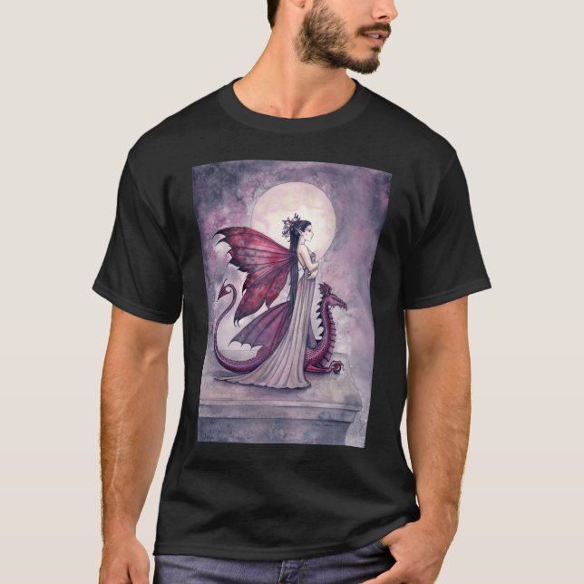 T-shirt Chemise Crimson Twilight Fairy Dragon (Devant)