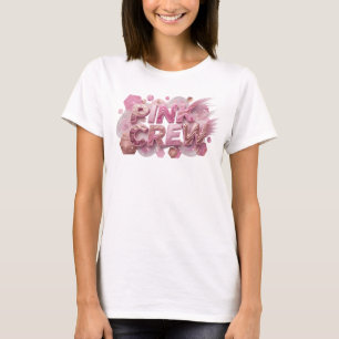 T-shirt Chemise Crisp Pink PINK CREW Citation