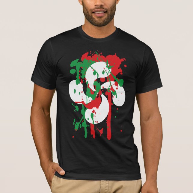 T-shirt Chemise croisée Basque (Devant)