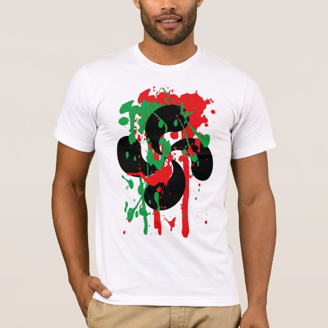 T-shirt Chemise croisée Basque (Devant)