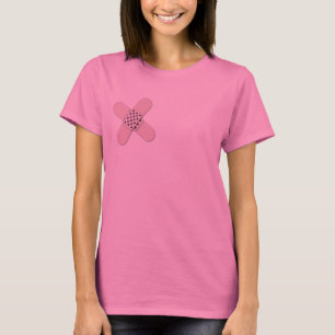 T-shirt Chemise croisée drôle de mastectomie de bandages