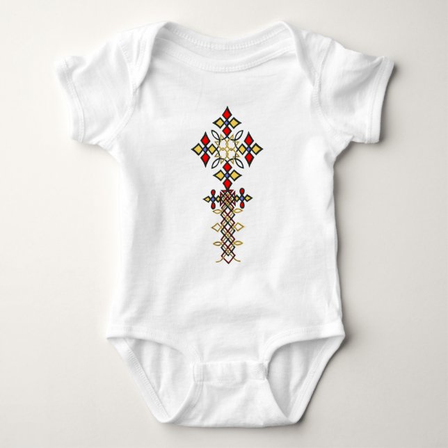 T-shirt Chemise croisée éthiopienne (Devant)