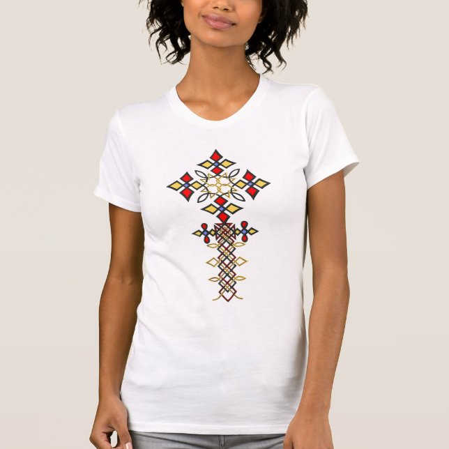 T-shirt Chemise croisée éthiopienne (Devant)